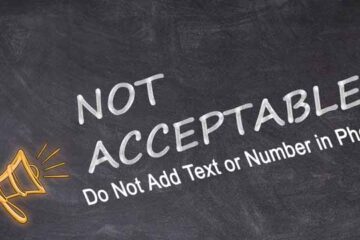 Do Not Add Text or Number in Photo